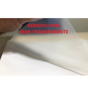 VINIL ADESIVADO C/10 - SEMI-TRANSPARENTE