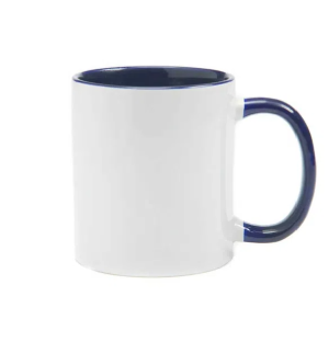 CANECA SUBLIMATICA CER INT AZUL MAR 325ML