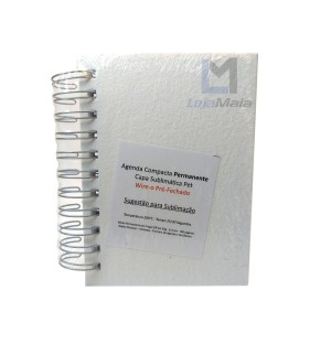 AGENDA COMPACTA PERMANENTE CAPA SUBLIMATICA LG 429L