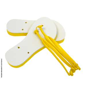 CHINELO AMARELO C/ TIRA AMARELO 39 AO 41