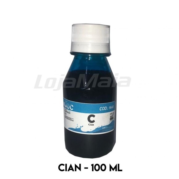 TINTA CORANTE INKTEC - 100ML -  CYAN