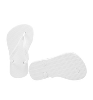 CHINELO BRANCO C/ TIRA BRANCA 17 AO 31